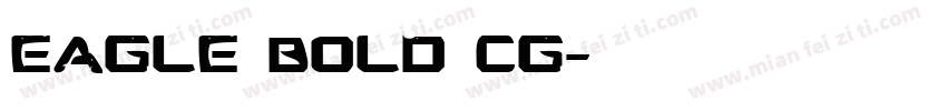 Eagle Bold Cg字体转换
